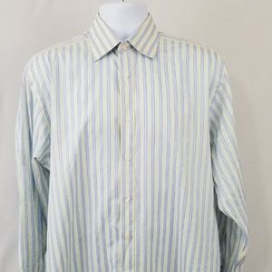 Charles Tyrwhitt Striped Button Front Dress Shirt